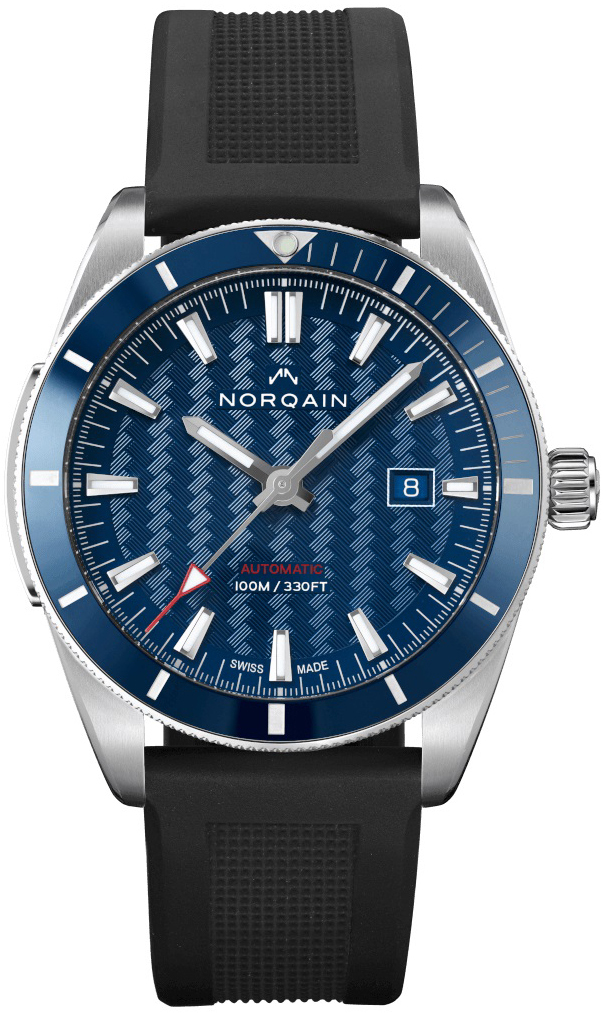 Norqain Herrklocka N1000C02A/A101/10BR.20S Adventure Blå/Gummi Ø42 - Norqain