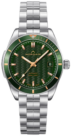 Norqain Damklocka N1800A84GA/E183/182S Adventure Grön/Stål Ø37 mm - Norqain