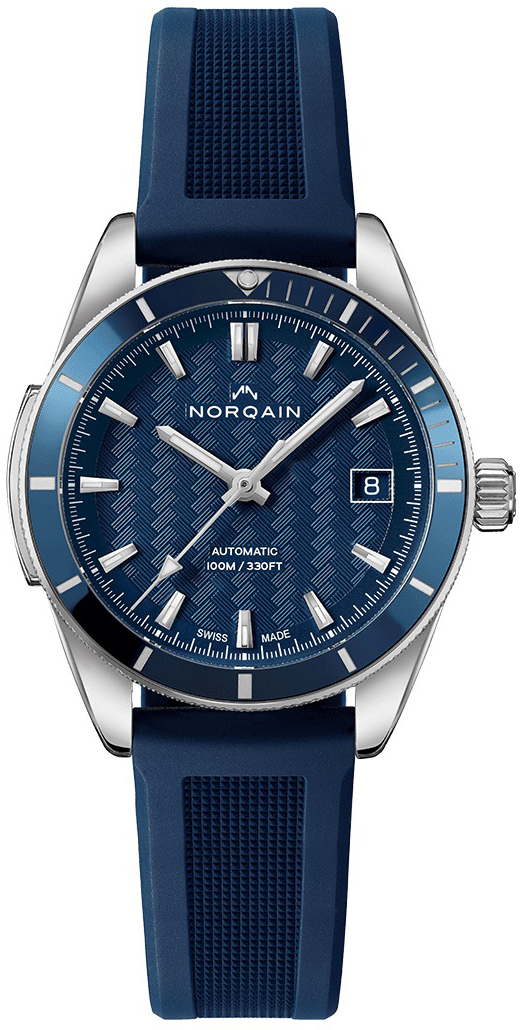 Norqain Damklocka N1800C82A/A181/18AR.16S Adventure Blå/Gummi Ø37 mm - Norqain