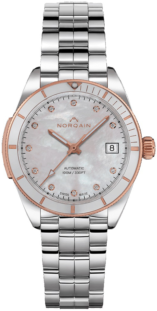 Norqain Damklocka N1800CG89A/M18DG/82S Adventure Vit/Stål Ø37 mm - Norqain