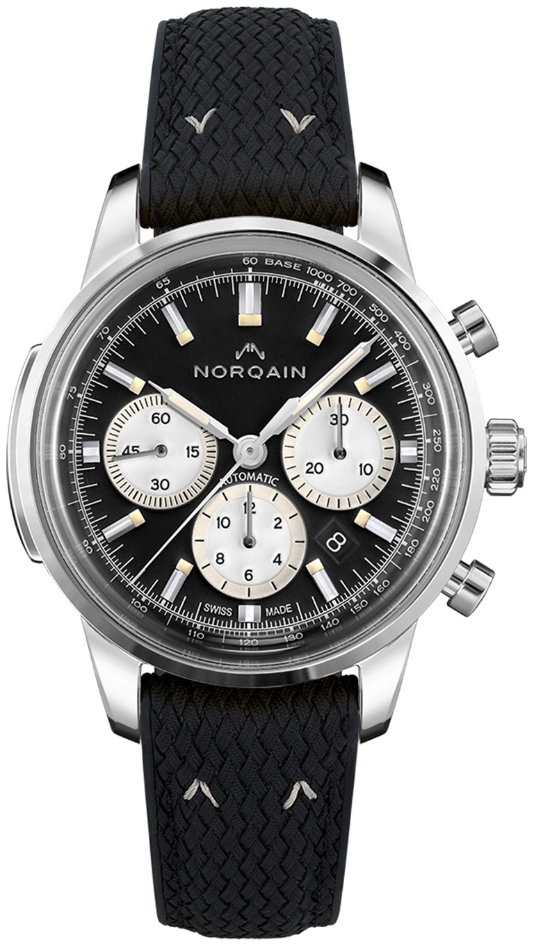 Norqain Herrklocka N2200S22C/B221/20BPR.18S Freedom Svart/Gummi Ø43 - Norqain