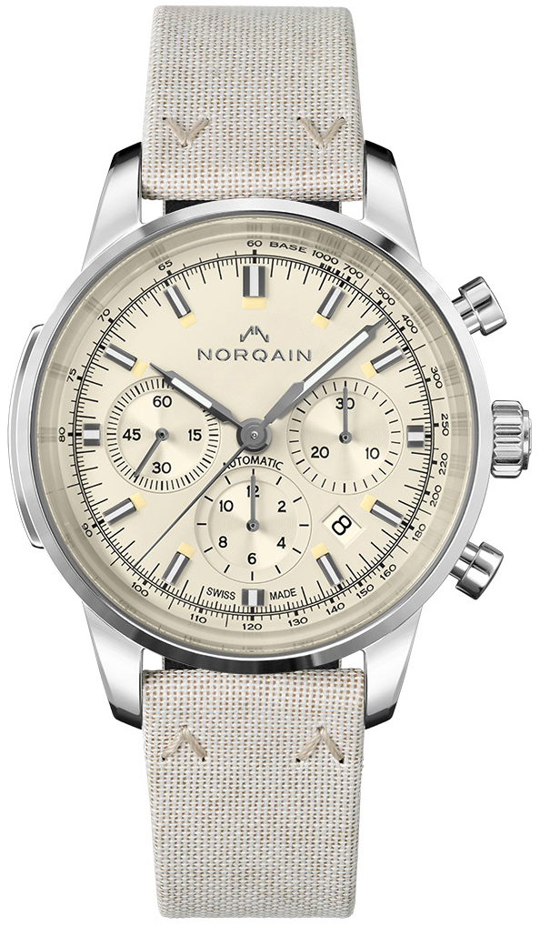 Norqain Herrklocka N2200S22C/C221/20INT.18S Freedom Beige/Läder Ø43 - Norqain