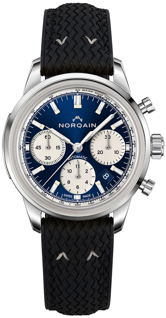 Norqain Herrklocka N2201S22C/A221/20BPR.18S Freedom Blå/Gummi Ø40 mm - Norqain