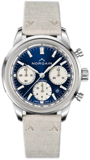 Norqain Herrklocka N2201S22C/A221/20INT.18S Freedom Blå/Läder Ø40 - Norqain