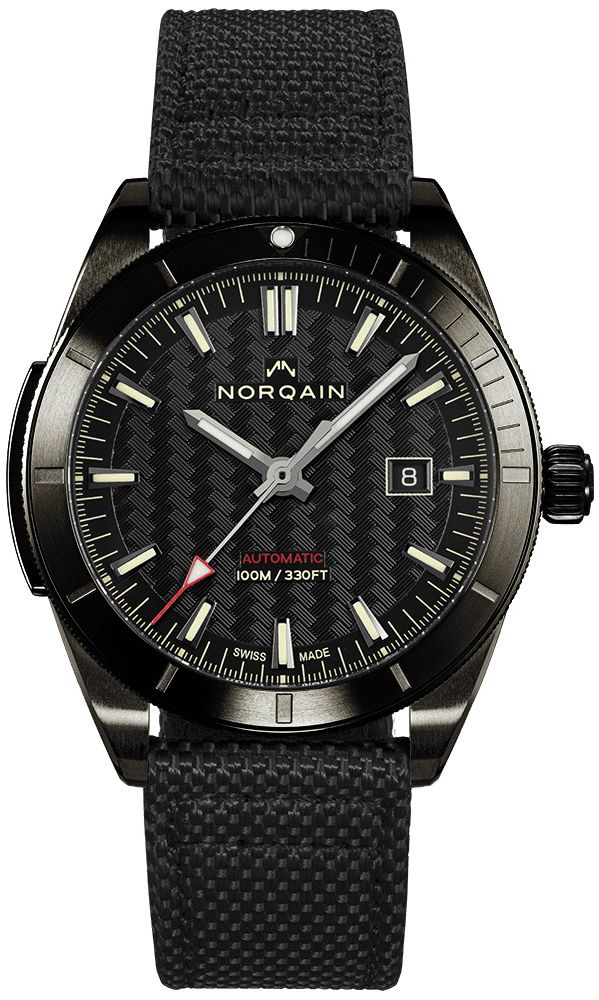 Norqain Herrklocka NB1000B01A/B102/10BC.20B Adventure Svart/Läder - Norqain