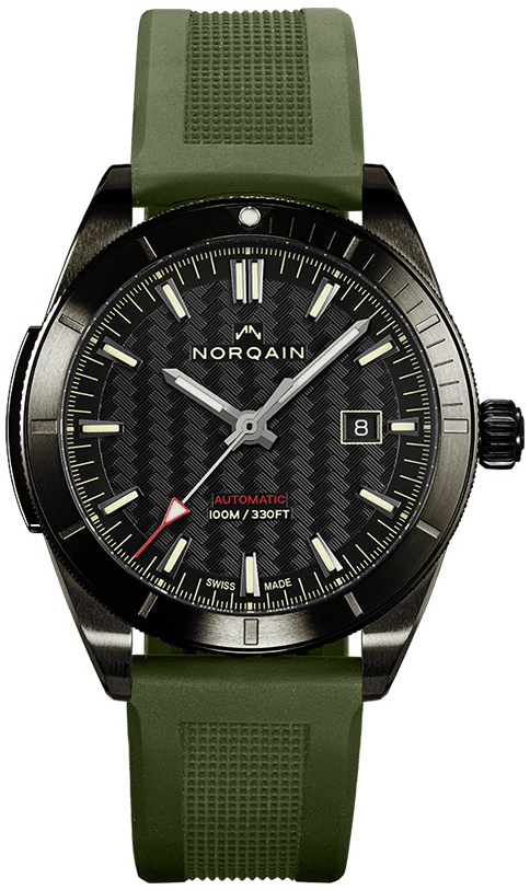 Norqain Herrklocka NB1000B01A/B102/10KR.20B Adventure Svart/Gummi - Norqain