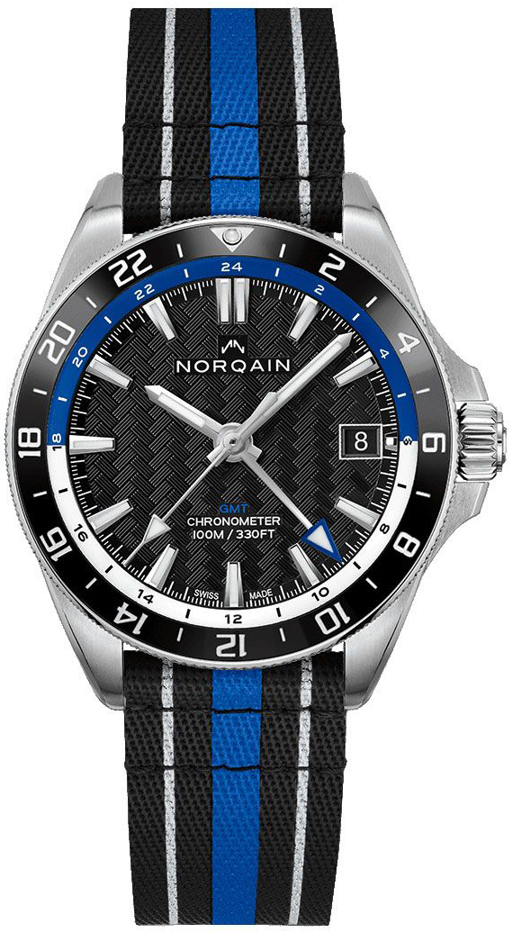 Norqain Herrklocka NN1100SC1CG/BA111/15BAN.20S Adventure Svart/Gummi - Norqain