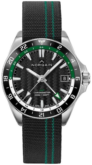 Norqain Herrklocka NN1100SC1CG/BE111/15BEF Adventure Svart/Gummi Ø41 - Norqain