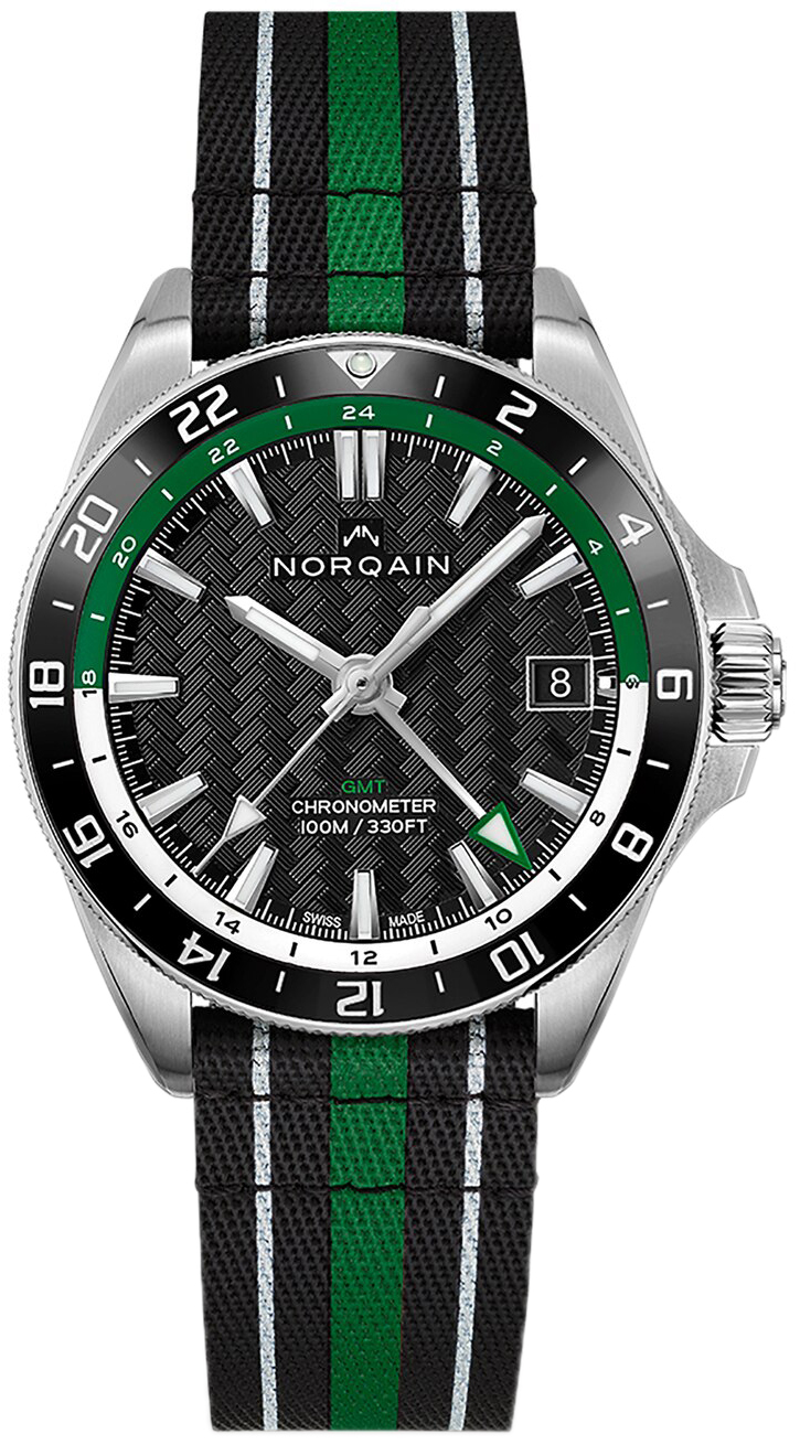 Norqain Herrklocka NN1100SC1CG/BE111/15BEN.20S Adventure Svart/Gummi - Norqain