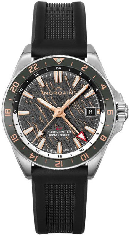 Norqain Herrklocka NN1100SC3CG/G113/15BR.18S Adventure Grå/Gummi - Norqain