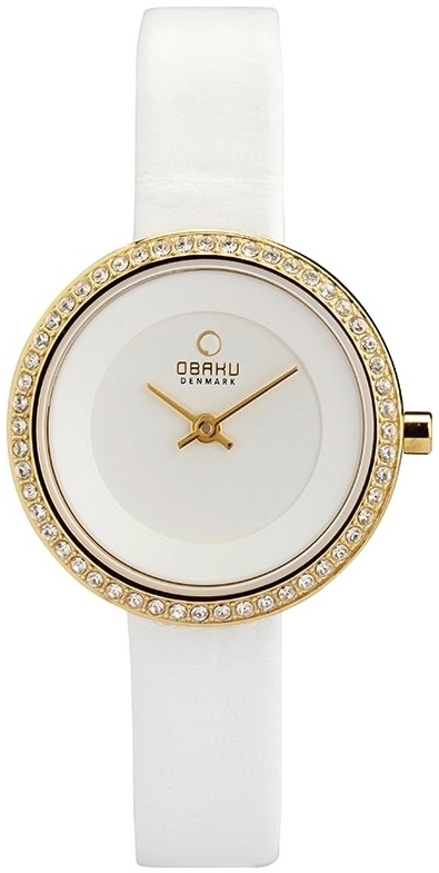 Obaku Damklocka V146LEGIRW Stille Grå/Läder Ø28 mm - Obaku