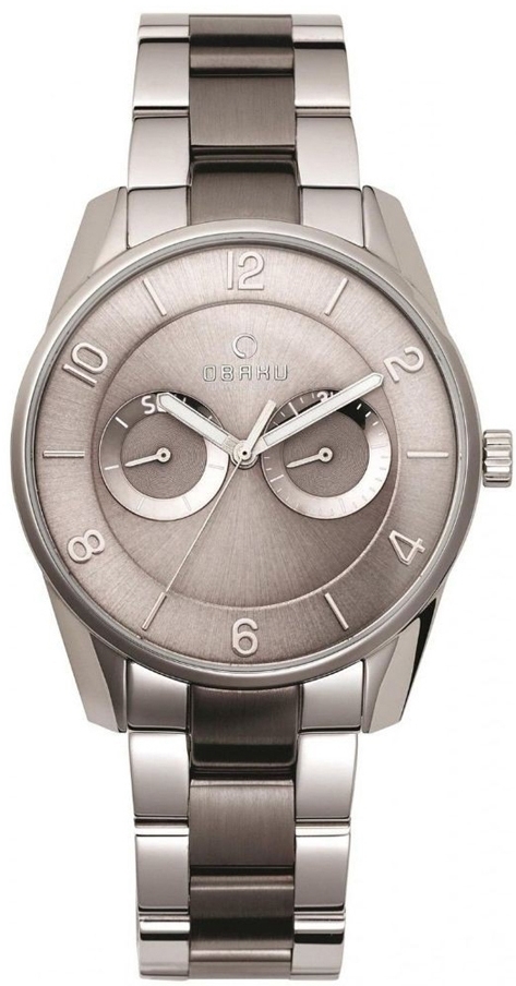 Obaku Herrklocka V171GMCJSJ Flint Grå/Stål Ø40 mm - Obaku