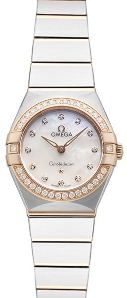 Omega Damklocka 131.25.25.60.55.001 Constellation Quartz 25Mm Vit/18 - Omega