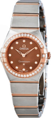 Omega Damklocka 131.25.25.60.63.001 Constellation Quartz 25Mm Brun/18 - Omega
