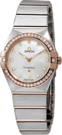 Omega Damklocka 131.25.28.60.55.001 Constellation Quartz 28Mm Vit/18 - Omega