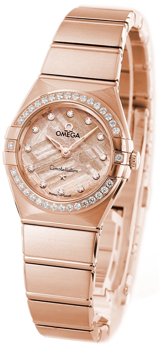 Omega Damklocka 131.55.25.60.99.002 Constellation Quartz 25mm Rosa/18 - Omega