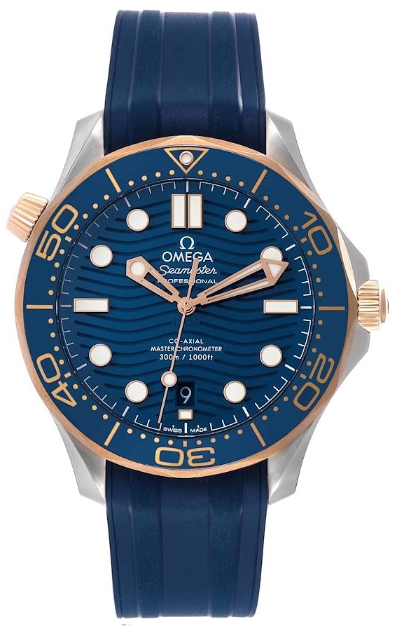 Omega Herrklocka 210.22.42.20.03.002 Seamaster Diver 300M Blå/Gummi - Omega