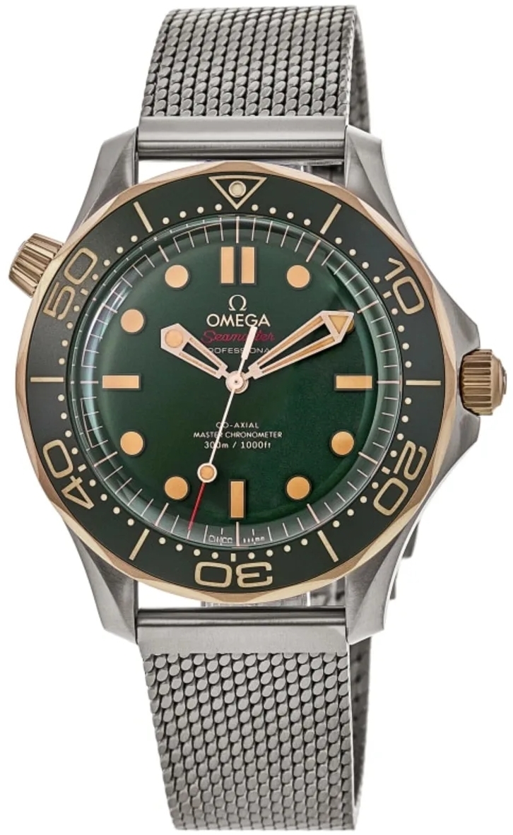 Omega Herrklocka 210.90.42.20.10.001 Seamaster Diver 300M Grön/Titan