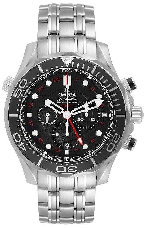 Omega Seamaster Diver 300m Co-Axial GMT Chronograph 44mm Herrklocka