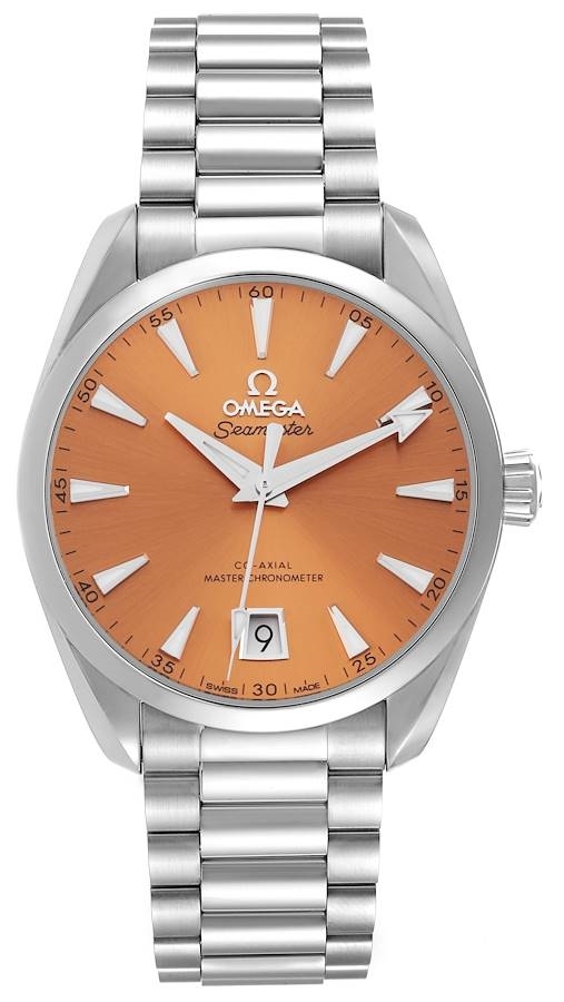 Omega 220.10.38.20.12.001 Seamaster Aqua Terra 150M Orange/Stål Ø38 - Omega
