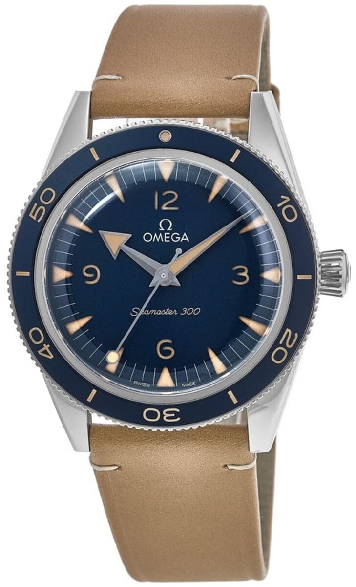 Omega Herrklocka 234.32.41.21.03.001 Seamaster 300M Blå/Läder Ø41 - Omega