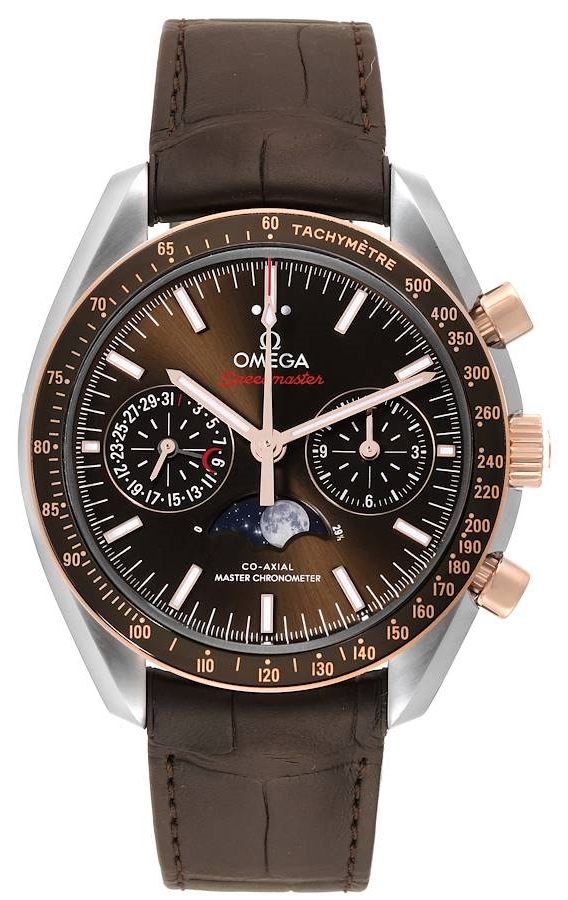 Omega Speedmaster Moonwatch Herrklocka 304.23.44.52.13.001 Brun/Läder