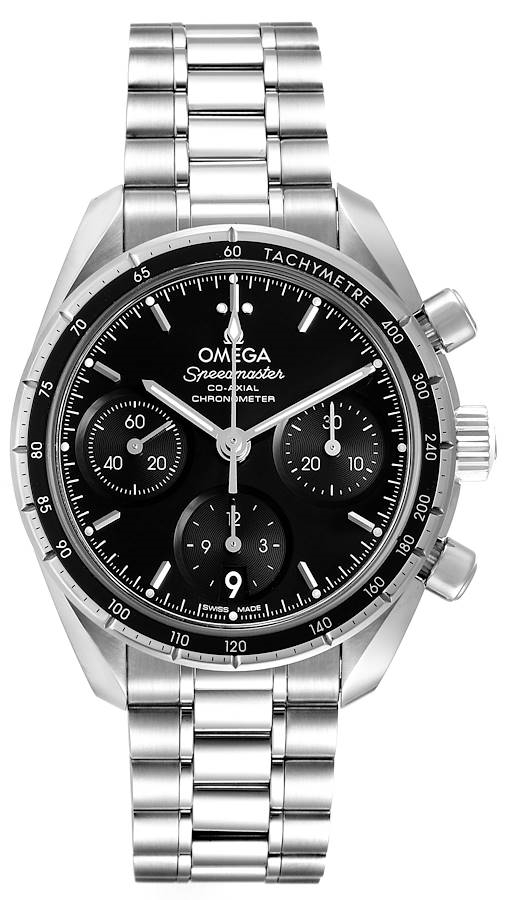 Omega 324.30.38.50.01.001 Speedmaster Chronograph 38Mm Svart/Stål - Omega