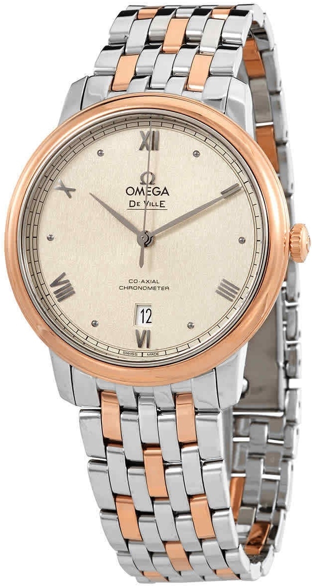 Omega Herrklocka 424.20.40.20.09.001 De Ville Prestige Beige/18 karat - Omega
