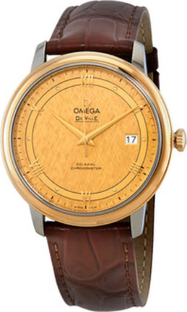 Omega Herrklocka 424.23.40.20.08.001 De Ville Prestige Guld/Läder - Omega
