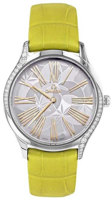 Omega Damklocka 428.18.36.60.02.002 De Ville Mini Tresor Lila/Läder - Omega