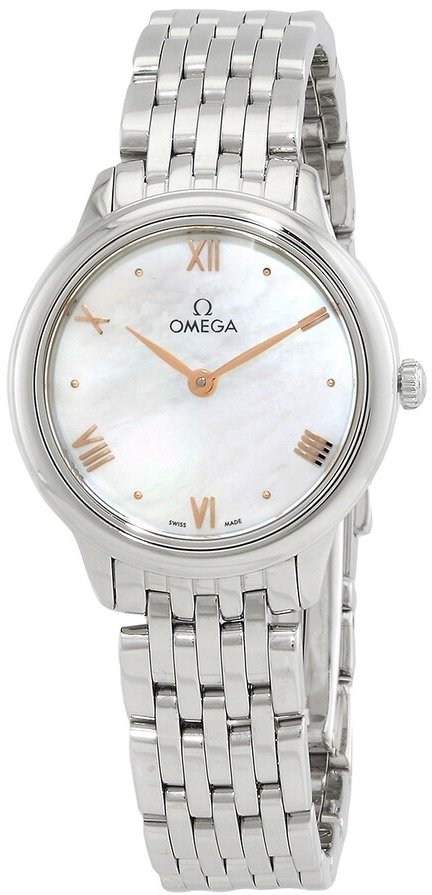 Omega Damklocka 434.10.28.60.05.001 De Ville Prestige Vit/Stål - Omega