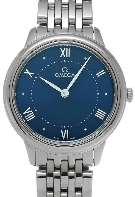 Omega Damklocka 434.10.30.60.03.001 De Ville Prestige Blå/Stål Ø30 - Omega