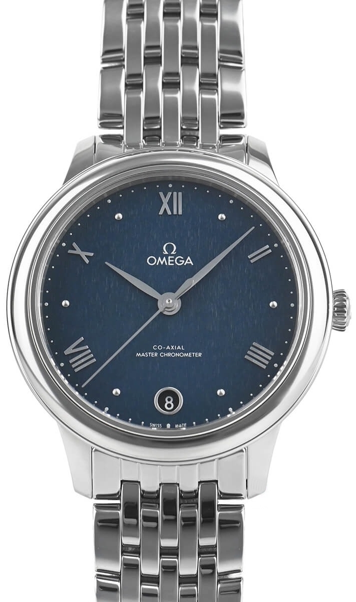 Omega Damklocka 434.10.34.20.03.002 De Ville Prestige Blå/Stål Ø34 - Omega