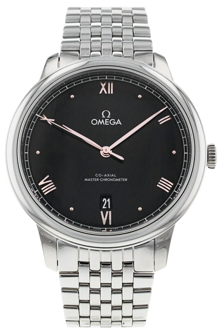 Omega Herrklocka 434.10.40.20.01.001 De Ville Prestige Svart/Stål - Omega