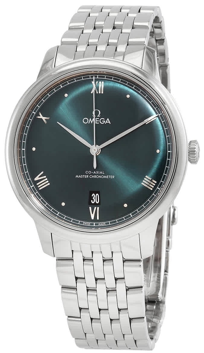 Omega Herrklocka 434.10.40.20.10.001 De Ville Prestige Grön/Stål - Omega