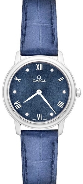 Omega Damklocka 434.13.28.60.53.002 De Ville Prestige Blå/Läder - Omega