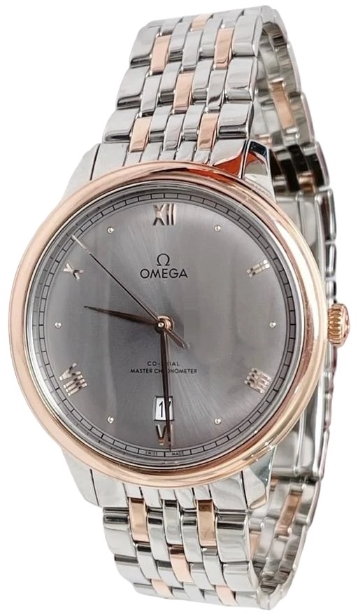 Omega Herrklocka 434.20.40.20.06.001 De Ville Prestige Grå/18 karat - Omega