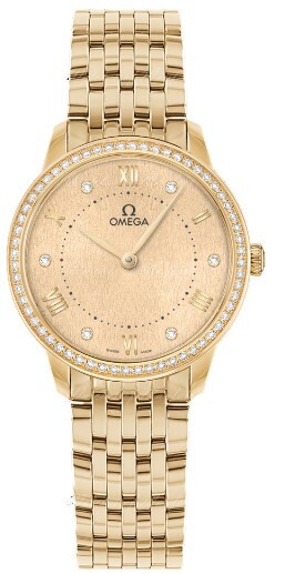 Omega Damklocka 434.55.30.60.58.001 De Ville Prestige Guld/18 karat - Omega