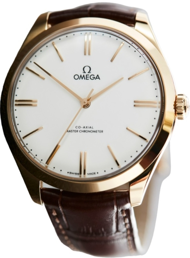 Omega Herrklocka 435.53.40.21.09.001 De Ville Tresor Vit/Läder Ø40 - Omega