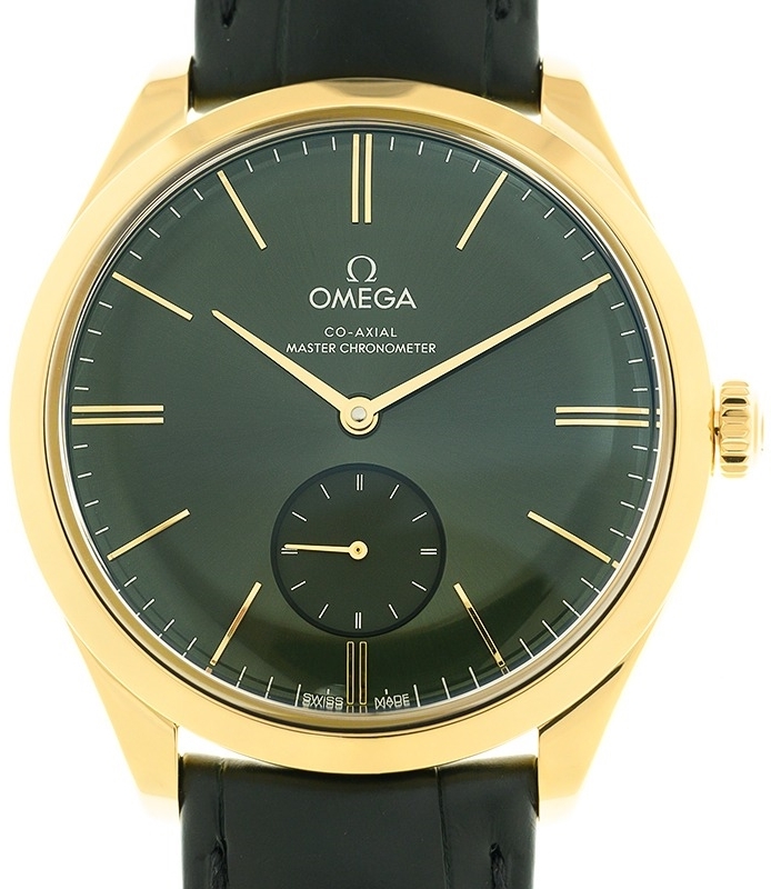 Omega Herrklocka 435.53.40.21.10.001 De Ville Tresor Grön/Läder - Omega