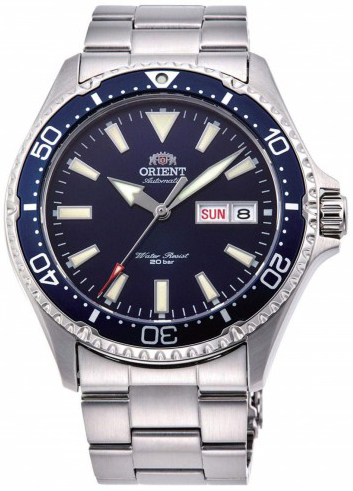 Orient Herrklocka RA-AA0002L19B Kamasu Blå/Stål Ø42 mm - Orient