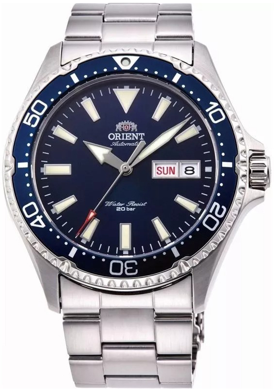 Orient Herrklocka RA-AA0002L39B Mako Iii Bl&aring;/St&aring;l &Oslash;41.8 mm