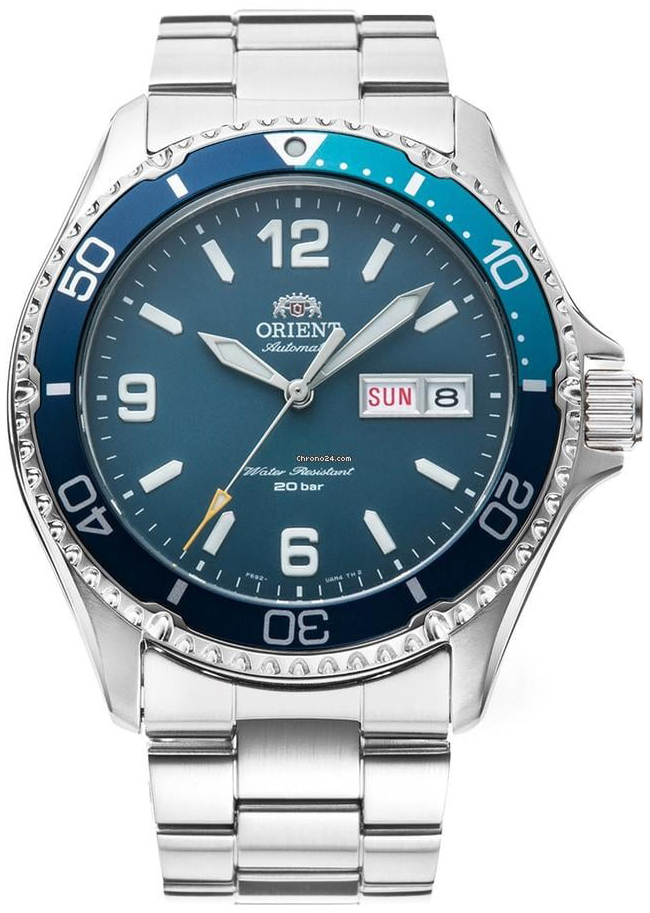 Orient Herrklocka RA-AA0818L Mako Iii Grön/Stål Ø41.8 mm - Orient