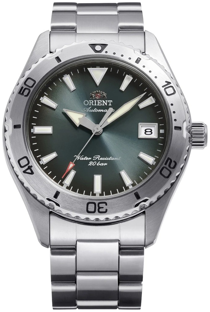 Orient Herrklocka RA-AC0Q13E30B Mako Gr&ouml;n/St&aring;l &Oslash;39 mm