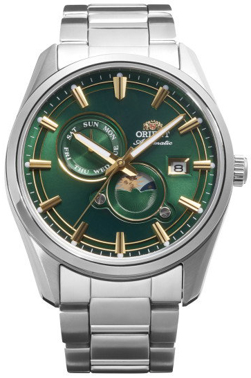 Orient Herrklocka RA-AK0314E30B Stretto Grön/Stål Ø41 mm