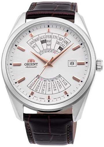 Orient Herrklocka RA-BA0005S Contemporary Vit/Läder Ø43.5 mm - Orient