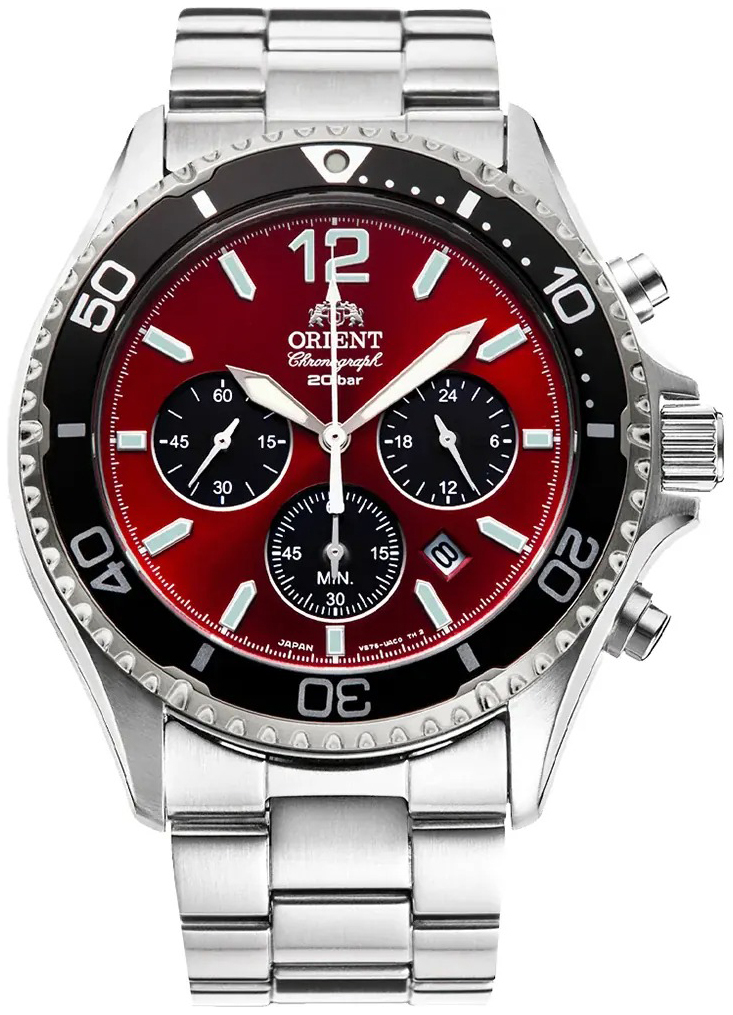Orient Herrklocka RA-TX0207R10B Sports Röd/Stål Ø43 mm - Orient