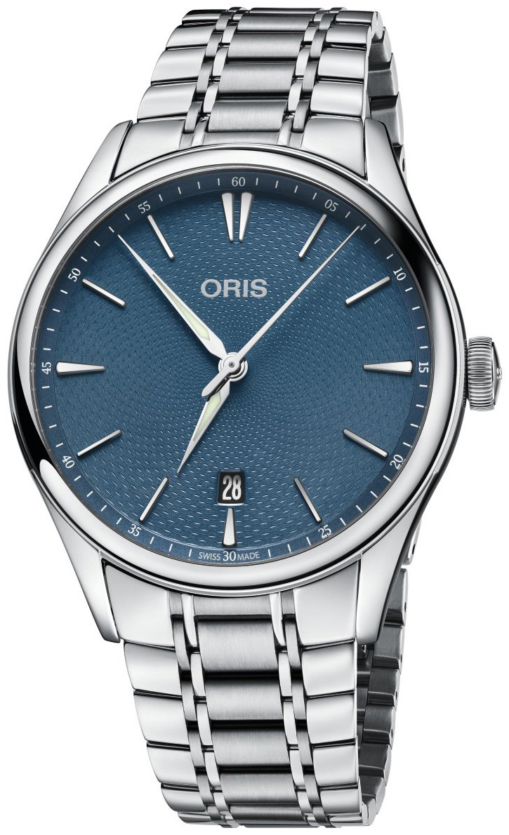 Oris Herrklocka 01 733 7721 4055-07 8 21 88 Culture Blå/Stål Ø40 mm - Oris