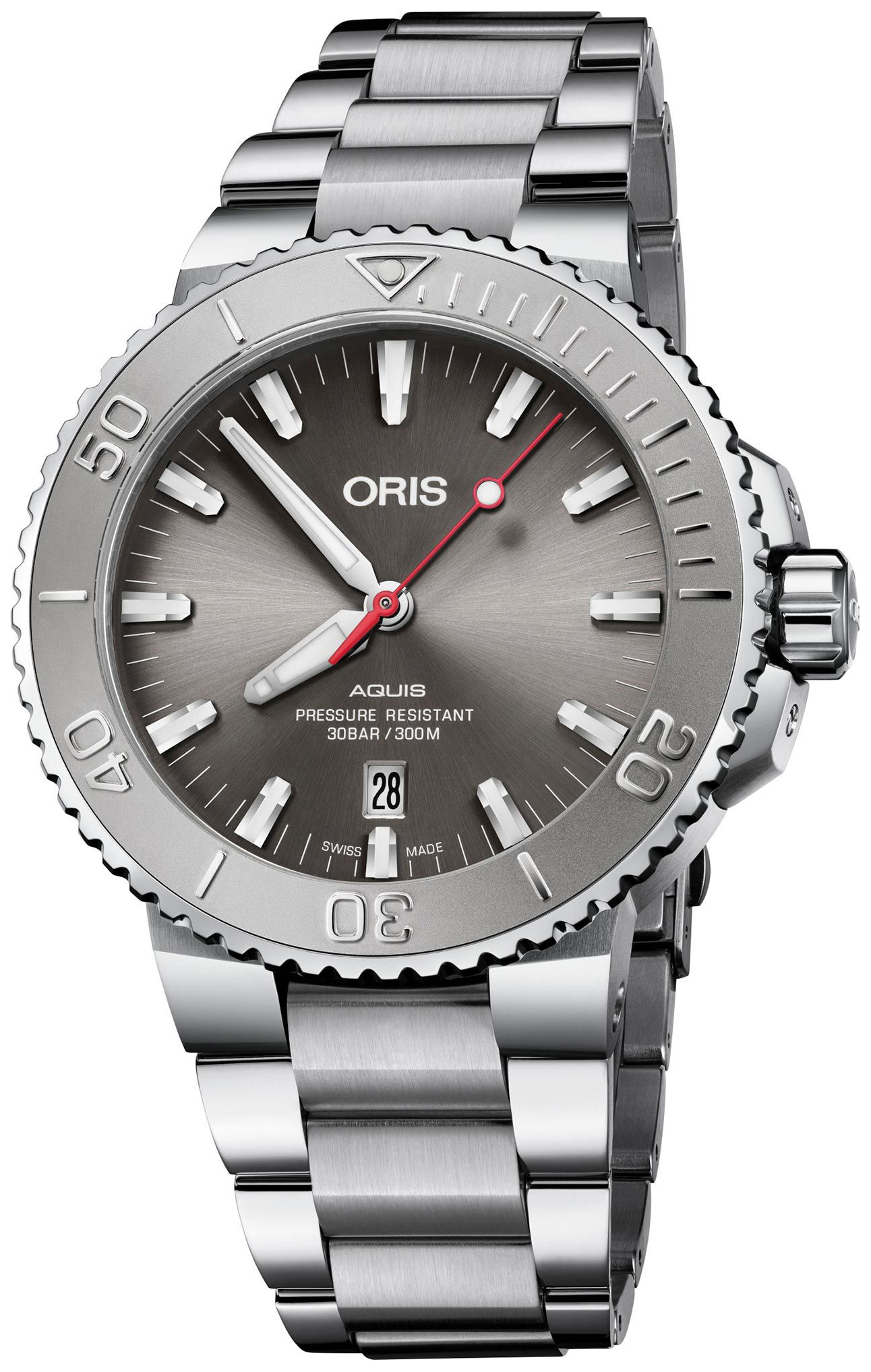 Oris Herrklocka 01 733 7730 4153-07 8 24 05PEB Diving Grå/Stål - Oris