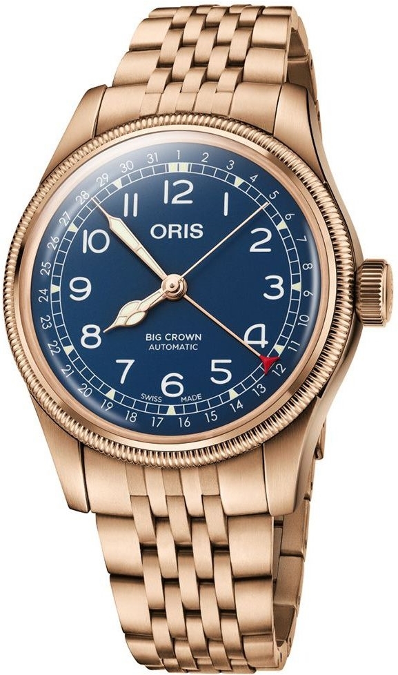 Oris Herrklocka 01 754 7741 3165-07 8 20 01 Big Crown Blå/Stål Ø40 - Oris